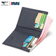 Sieben Wölfe Herren Brieftasche Top -Schicht Cowide Trendy lässig und modische Business Wallet vielseitig Retro Brieftasche Khaki