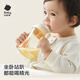 Babycare straw bottle 1-3 years old direct drinking baby PPSU big baby learning cup 12 months + bottle with gravity ball 300ml