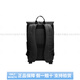 Samsonite Letter Logo grande capacité Business Fabric Casual Travel Tissu sac à dos Sac à dos ordinaire de base de base noir à haut visage (sac + étiquette)