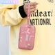 HEglan Korean Style Mode Multi-Layer Reißverschluss großer Kapazität großer Leinwand Mobiltelefon Schlüsselbeutel Stoff Handheld Münz Brieftasche Damen Long beige Weiß