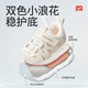 Shepherd Boy's stabile Schuhe 2025 Sommer neuer Junge Kleinkindschuhe Weiche Sohle Anti-Kollision Baby Sandalen hohl atmungsaktive Mädchen funktionale Schuhe Milch Reis 22 Schuhe Länge 15,0 cm/geeignet für Fußlänge 14,7 cm