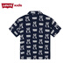 Levi s Levi's Boys' Short-Sleeved Shirt 2025 Summer New Stretchy and Comfortable Children's Short-Sleeved Shirt Dark Indigo 110/56 Recommended Height 104-110cm