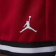 Nike (Nike) Jordan-offizielles Nike Jordan Boys Playoffs T-Shirt und Mesh Shorts Anzug Summer II2533 687 Fitness Red 130 L