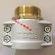 
ZHIO shield machine two-half buckle bi-tower joint EN14420 aluminum alloy safety pipe clamp brass external thread pipe tail core 1 inch DN25 aluminum pipe clamp copper joint