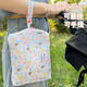 Wenzhi Baby wasserdichtes Baby Hanging Bag Wickelbeutel Windel Ausflug Aufbewahrung Krippe Kleidung Windel tragbarer Babybaby Stil [6*18*21 cm]