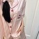 梦特娇（MONTAGUT）甜美可爱Kitty冰丝睡衣女2025新款感夏天薄款家居服套装 kad#13546 5XL m建议75-95斤
