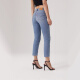 Levis Einkaufszentrum Ice Cool Serie 25 Sommer Neue Frauen 724 hohe Taille Slim Straight Jeans 18883 000 28 (28)