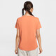 Nike NIKE spring and summer women's short-sleeved T-shirt, pure cotton, sports and casual, slim and slim DX7907-828 orange XL