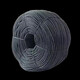 Strong, high-strength, wear-resistant nylon rope, binding rope, braided rope, plastic rope, black pull-net fishing net rope, outdoor, dark green, 8mm thick, 50 meters