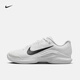Nike (Nike) Zheng Qinwens Dampf 12 Frauen -Tennisschuhe für den Herbst Atmungsaktiven leichten Polster Fv5554 100 Weiß/Schwarz/Peak Weiß 37,5