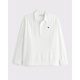 ABERCROMBIE & FITCH男装25春夏新款经典小麋鹿老钱风亚麻混纺长袖衬衫KI125-5180 白色 XL (180/116A)