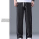Pantalon décontracté de soie glace 2025 Été Nouveau style à la mode