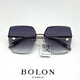 Tyrannosaurus Bolon25 Brille Frauen Schmetterling BL7170 Rahmenlose Sonnenbrille Mode und personalisierte Schönheitsspiegel BL7170-A35 Grau Full Color