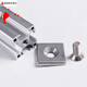 
XMSJ aluminum 4040 metal end cap 8080 cover aluminum profile European standard 3030 aluminum alloy profile 2020 national standard aluminum cover 6630L aluminum right angle European standard M8 bolts