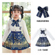 Buntes Edelsteinmädchen-Kleid mit Pferd und 2025 Herbst neuer chinesischer Stil Hanfu Academy Style 9209 Red Short Sleeve [Pferdeset Set] M 110c