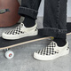 VANS范斯中性鞋Slip-On VR3低帮经典帆布鞋休闲鞋 一脚蹬 棋盘格 40