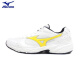 美津浓（MIZUNO）男女SCHOOL透气网面减震防滑复古休闲鞋跑步鞋 29KV13062白色/红色 36.5 230