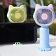 ANT de seis patas NUEVO CARETA DE VENTILO PEQUEÑO LINDO MINI USB CARGA PORTABLE PORTA MOBLE PELO MANUDADO Fabricante de ventiladores al por mayor HD6626 LIGHTA Amarillo 7*4.3*14.7
