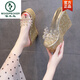 Girl de carpintería de pájaros carpinteros sandalias de tacón súper 11 plataforma impermeable