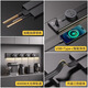 
Mulinsen track socket with induction light mobile slide rails installed with ultra-thin household fast charging USB charging high power gray 50cm track + 4 five holes + UC fast charging