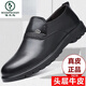 
Woodpecker men's leather shoes genuine leather spring and summer black soft leather breathable extra large size 45 formal wear 46 business 47 casual 48 soft sole 9901 black [four seasons] 49