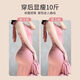 High waist, traceless comfortable belly-retracting pants, silk bottom crotch light shaping pants, body-lifting hip-lifting underwear for women, flesh color 2XL [140-160Jin[Jin equals 0.5 kg]]
