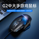 前行者G2有线鼠标电竞游戏宏编程轻量化右手人体工学类大厂模具1k回报率超低延迟芯片主控电脑笔记本专用 暗夜黑有线RGB【12800DPI+1k回报+宏】 12800DPI-畅爽游戏-1000回报率