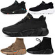 
LEE KIDS new sports shoes for women's shoes for summer flying knitted elastic socks shoes for men's knitted soft sole running fashion lazy single shoes 7022 black and white 35