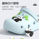 Puxi Hole Schuhe Kinderschuhe tragen Sommer Eltern-Kind-Jungen und Mädchen Strand Anti-Rutsch-Weich-Bod-Toe-Sandalen für Frauen Wasserreinigung Blau 30 [200 mm]