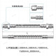 LDVEP爱帛哆（AIBODUO）316不锈钢VCR母头公头真空波纹软管超高纯超洁 MVCR3/8-FVCR3/8(L:1048)