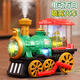Tren de vapor eléctrico Modelo de locomotora de spray de ruedas