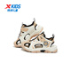 Xtep Children's Beach Shoes Summer Boys and Kids Breathable Mesh Cushioning Comfortable Wear-Resistant Non-Slip Fashionable Versatile Sandals Lilac Brown/Oatmeal Milk 28