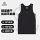 Zhizhe Compression Vest Men's Sports Basketball Training Running Breathable Quick-Drying Tight Fitness Clothing Pure Black XL