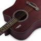 Banston Guitar 41 Inch Folk Guitar Retro Camel Guitar Beginners Students Men and Women Beginners Practice Guitar 41 Inch JF Bucket Log Wood Color Veneer +