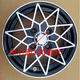 
Wan Qinshan 12-inch electric four-wheeler 14570r12 aluminum ring 15570r12 aluminum alloy wheel 13570 motorcycle tricycle aluminum ring center distance 114.3 mm (gem style)