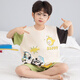 Disney Children's Pyjamas Boys Summer Coton Coton Colonnées courtes 2025 Nouveaux garçons d'été et adolescents Junior High School Students N Costume à manches courtes 693 # Boy Cotton 165 S Taille recommandée Hauteur 143-155 cm