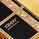 ZIPPO EDGE煤油打火机 珐琅唐草花商务送礼男士防风定制正版 珐琅唐草花-黑色-单机版 dy9902
