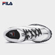 斐乐（FILA）【杨幂同款】女鞋芭蕾2老爹鞋2025夏季新款跳跳德训休闲运动鞋 星白/太空银-GS 37.5