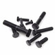 Jishuo M24/M27-72 GB5782 Black Hexagonal Screws Grade 8.8 High Strength Hexagonal Bolts M48*200