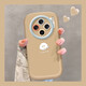 LDVEP Korean Style Milky White für vivox100 Mobiltelefon Hülle X100Pro All Inclusive X100S SET X70 NEU X60PRO + Plus Puff Shell Partial Lack-Pink-Nm12127 Nummer vivoX100Pro