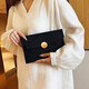 2025 Casual Women's Clutch Casual Fashion Clutch New Fashion Simple Envelope Bag Hand-in Bag Khaki
