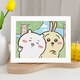 Jiyi Xiaoba Diamond Sticker Handmade Diy Makeup Children's Cute Framed Birthday Gift Toy MFK679+ No Framed