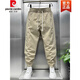
Pierre cardin casual pants for men in summer 2025 new quick-drying thin sports pants trendy loose nine-pointed trousers work pants for men khaki drawstring casual pants L 115-130Jin [Jin equals 0.5 kg]