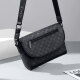 Golf (GOLF) crossbody bag men's printed shoulder bag men's business multi-layer iPad mobile phone bag water-proof commuting men's shoulder bag fog black