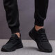 
Huilirui 2025 spring and summer sports shoes men's shoes mesh fashion Korean versatile casual breathable shoes running shoes men 9905 black 41