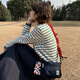 Chums Qiaqia Bird Sports Outdoor Crossbody Sac Hommes et femmes Universal Casual Sac à épaule décontracté sac de banlieue grand sac intestin CH60-3880 CH60-3880-D024 OS