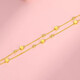 UDL Pure Gold 999 Thrilling Gold Bracelet for Women Pure Gold Bracelet Bracelet Hand Accessories Birthday Gift for Girls Pure Gold Thrilling Star Bracelet 4.3g