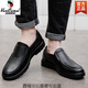 Région occidentale Chaussures pour hommes Camel Men's Automne étanche et antidérapante Chaussures de cuisine à huile et résistantes à l'usure et anti-odor Protection de travail Chaussures Boys Business Cuir Chaussures 9905 Black Foot-Camel Brand officiel Site officiel 38