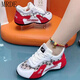 Mr.de shijiazhuang meizu net net respirant pippen papa chaussures sport chaussures confortables chaussures para chaussures de danse 9928 hommes et femmes blancs et gris 38
