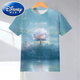 Disney Summer Nezha Aoguang Muster 3D gedruckt kurzärmelig trendy kleine und mittelgroße Kinder-T-Shirts Trendy und komfortables C723 165 S75-85